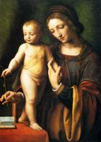 Bernardino Luini - The Virgin And Child With A Columbine